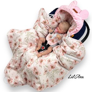 Otulacz do fotelika MAKI BLUSH