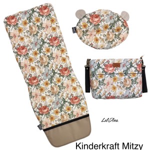Wkładka do KINDERKRAFT MITZY Kwiaty Retro