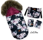 Śpiworek zimowy do wózka FROZEN GARDEN BLACK
