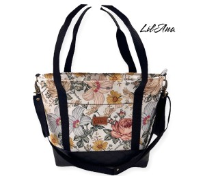 Torba do wózka KWIATY RETRO